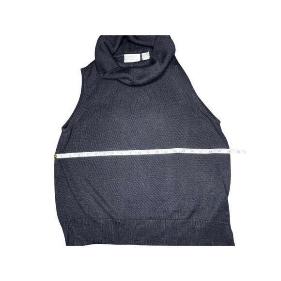 Liz Claiborne Silk Cowl Neck Sleeveless Pullover Sweater XL - Picture 5 of 9